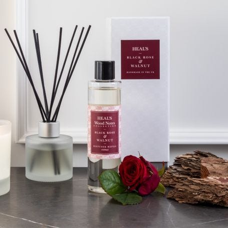 Black Rose & Walnut Natural Reed Diffuser