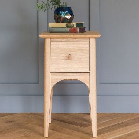 Blythe Compact Bedside Table Oak