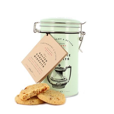 Salted Caramel Biscuits in Tin