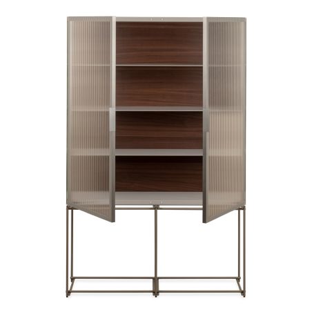 Canaletto 2020 K8 Two Door Display Cabinet Argile Lacquer