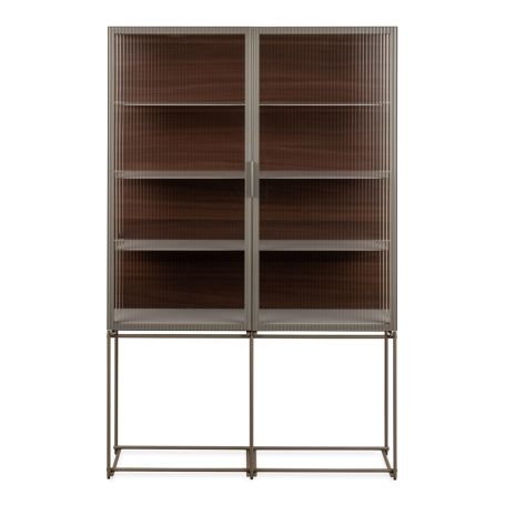 Canaletto 2020 K8 Two Door Display Cabinet Argile Lacquer