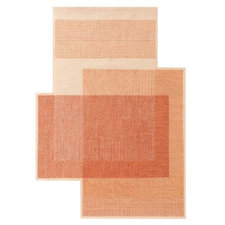 Canevas Geo Rug Coral