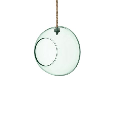 Canopy Recycled Glass Hanging Planter Medium
