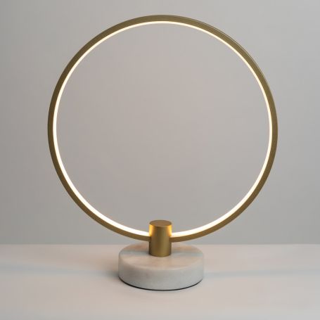 Circa LED Table Lamp Satin Gold
