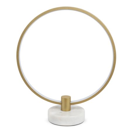 Circa LED Table Lamp Satin Gold