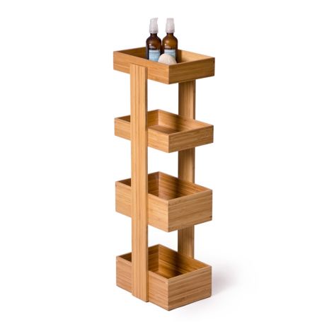 Bathroom Storage Stand Bamboo 4 tier