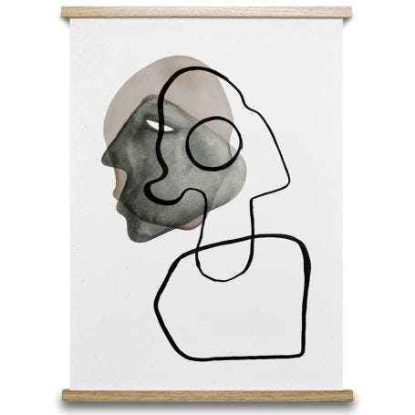 Comedia Print by Peytil 30 x 40cm