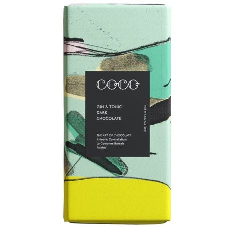 Gin and Tonic Dark Chocolate Bar