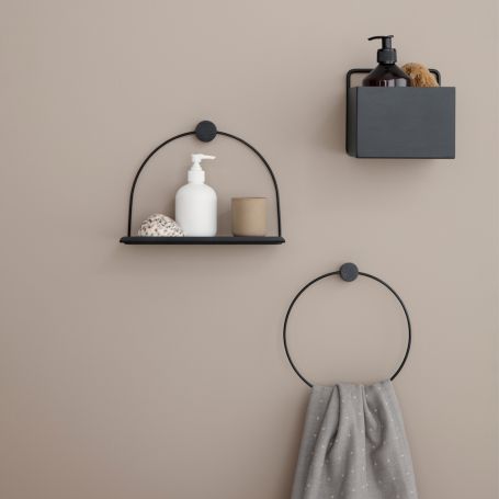 Wall Box Square Black