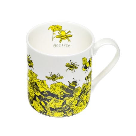 Bee Free Fine Bone China Mug