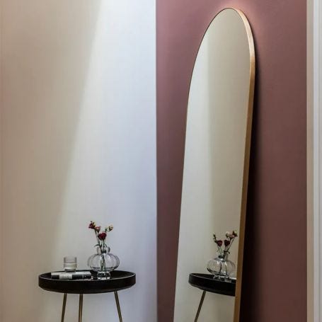 Fine Edge Mirror Arch Floor