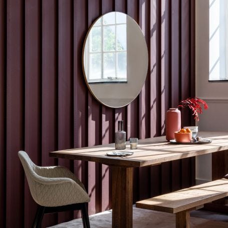 Fine Wood Mirror Round