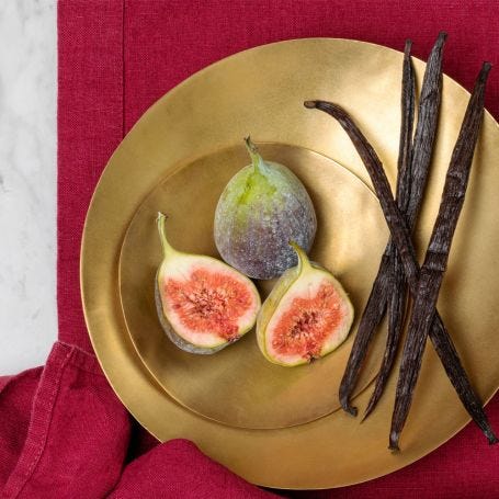Wild Fig Scented Glass Candle