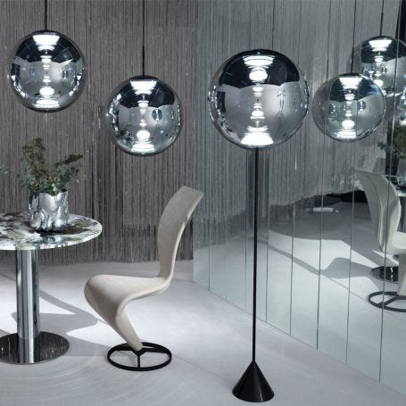 Globe Cone Floor Lamp LED