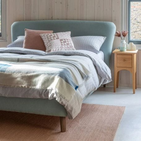 Herringbone Grey Duvet Cover Single