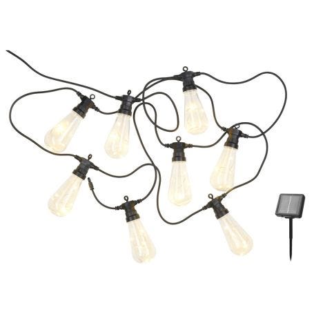 Lasse Solar Outdoor String Lights Clear Starter Set
