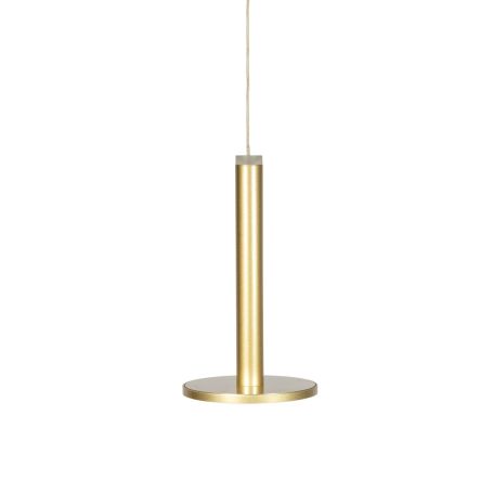 Disc LED Pendant Satin Gold
