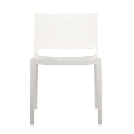 Lizz Chair in White - Front View
