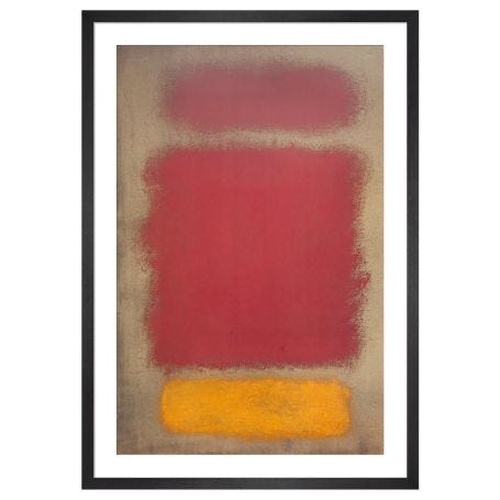 Untitled, 1968 by Mark Rothko Framed Print