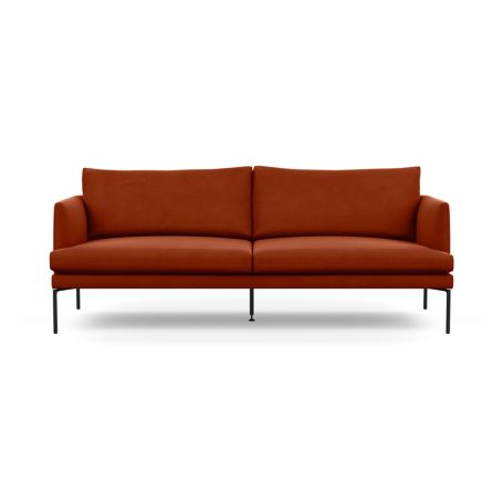 Matera 3 Seater Sofa Nobilis Velvet Rust 