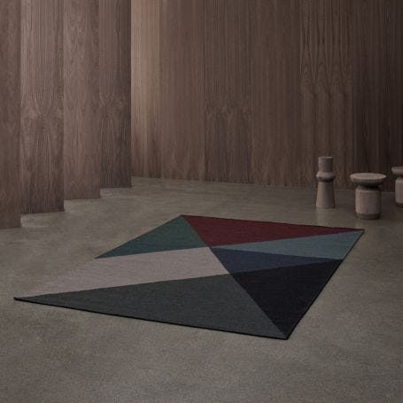 Metri Rug Dark Green