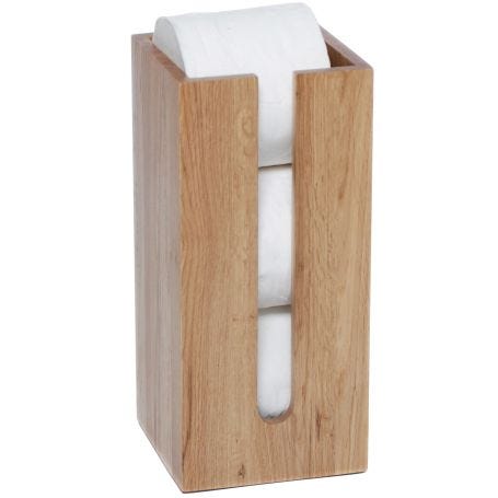 Wood Toilet Roll Box
