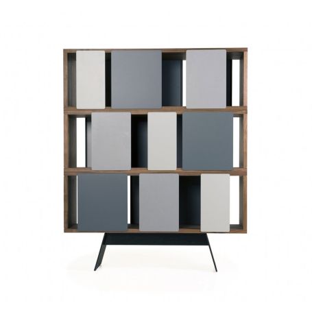 Different Trains Narrow Cabinet Walnut