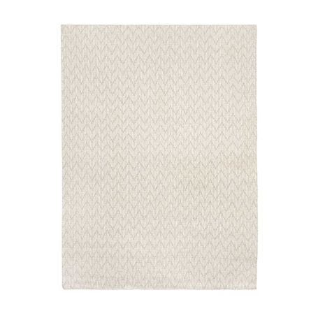 Shimla Rug White and Steel 170 x 240cm  