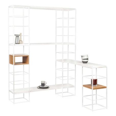 Tower Shelving System White
