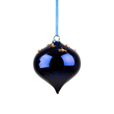 Midnight Dragonfly Sultan Decoration Large 8cm