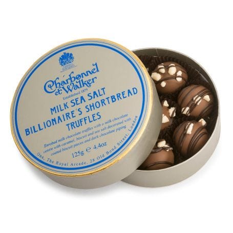 Billionaires Shortbread Truffles Single Layer