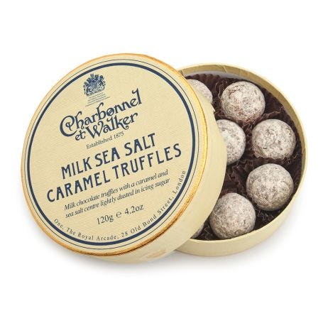 Sea Salt Milk Caramel Truffles Single Layer