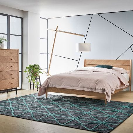 Monza 1 Drawer Bedside Cabinet
