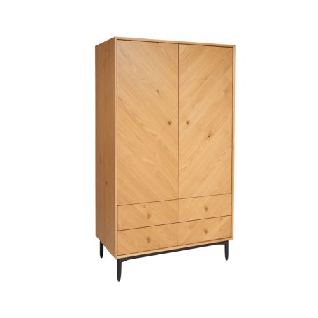 Monza Double Wardrobe Oak