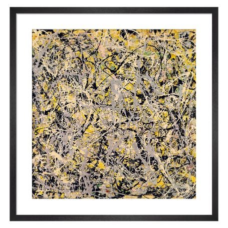 No. 4, 1949 by Jackson Pollock Framed Print