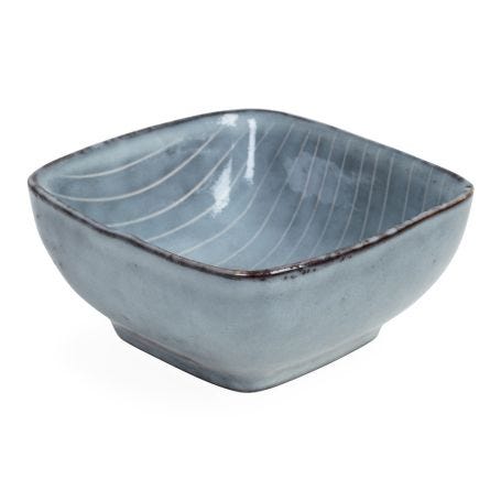 Nordic Sea Square Snack Bowl