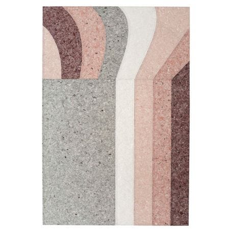Nuances Rug Curve Burgundy