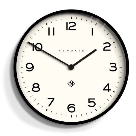 Echo Number One Wall Clock Black