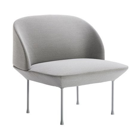 Oslo Lounge Chair Steelcut 160 Grey