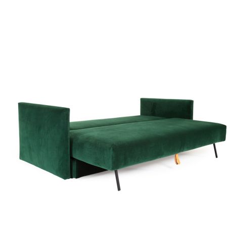 Oswald Sofa Bed Velvet Forest Green