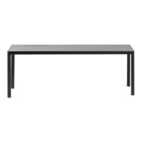 Petra Outdoor Bench Dark Grey