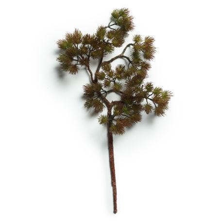 Pine Branch Dusk Faux Stem