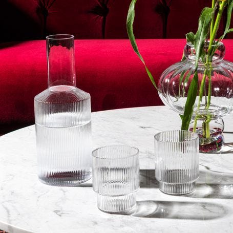 Ripple Clear Carafe