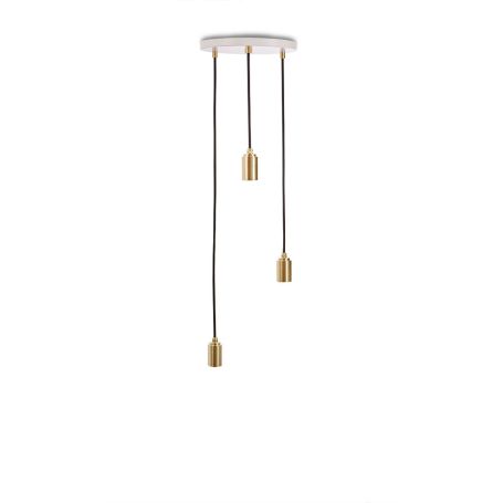 Small White Canopy With 3 Pendants
