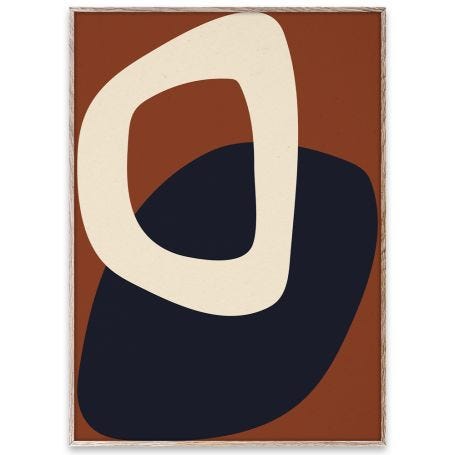 Solid Shapes 02 Print by Nina Bruun 50 x 70cm