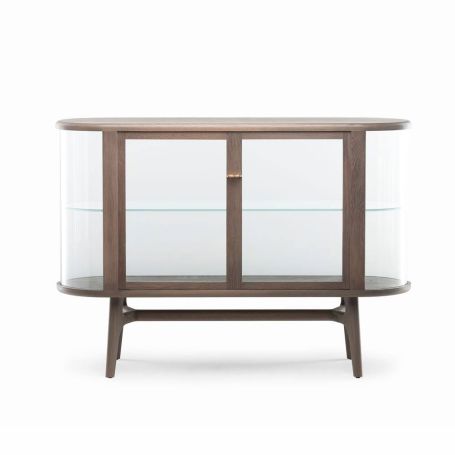 As Shown: Solo Vitrine Sideboard in Ash