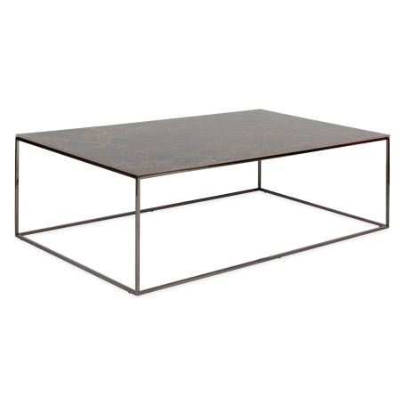 Space Coffee Table Low Emperador Cermaic Top