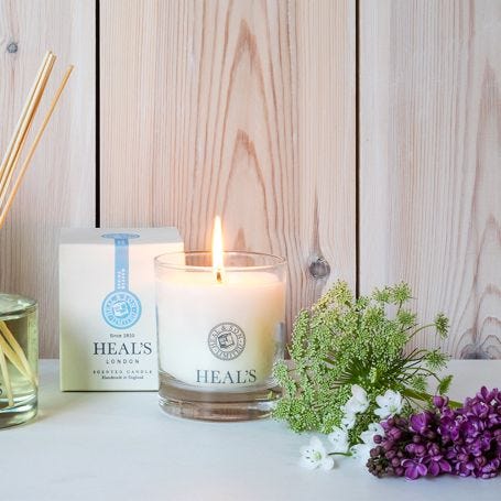 Spring Meadow Scented Glass Candle