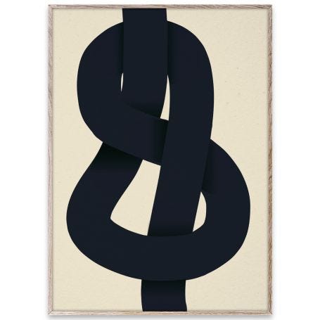The Knot Print by Nina Bruun 30 x 40cm