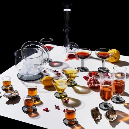 Puck Cocktail Glass Set of 2
